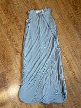 HAPIU Bamboo Baby Sleep Sack 1.0 TOG Light Blue Size Medium 6-18 Months